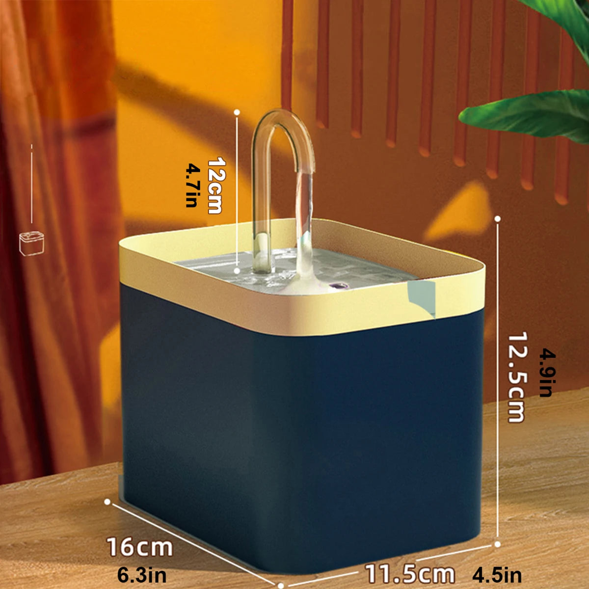 Cat Water Fountain Auto Filter Mute Cat Dog Drinker