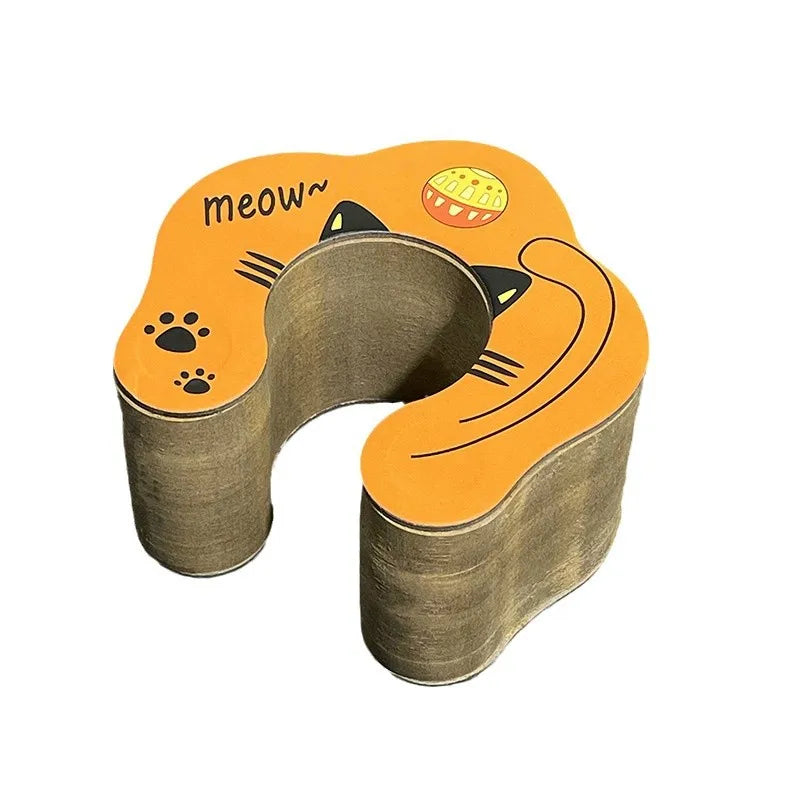 Magic Organ Foldable Cat Scratch Board Toy with Bell