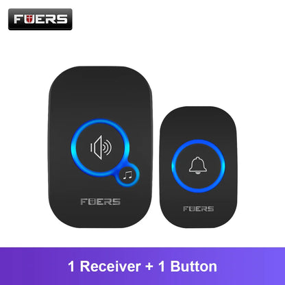 Fuers Wireless Doorbell Home Welcome Smart Door bell