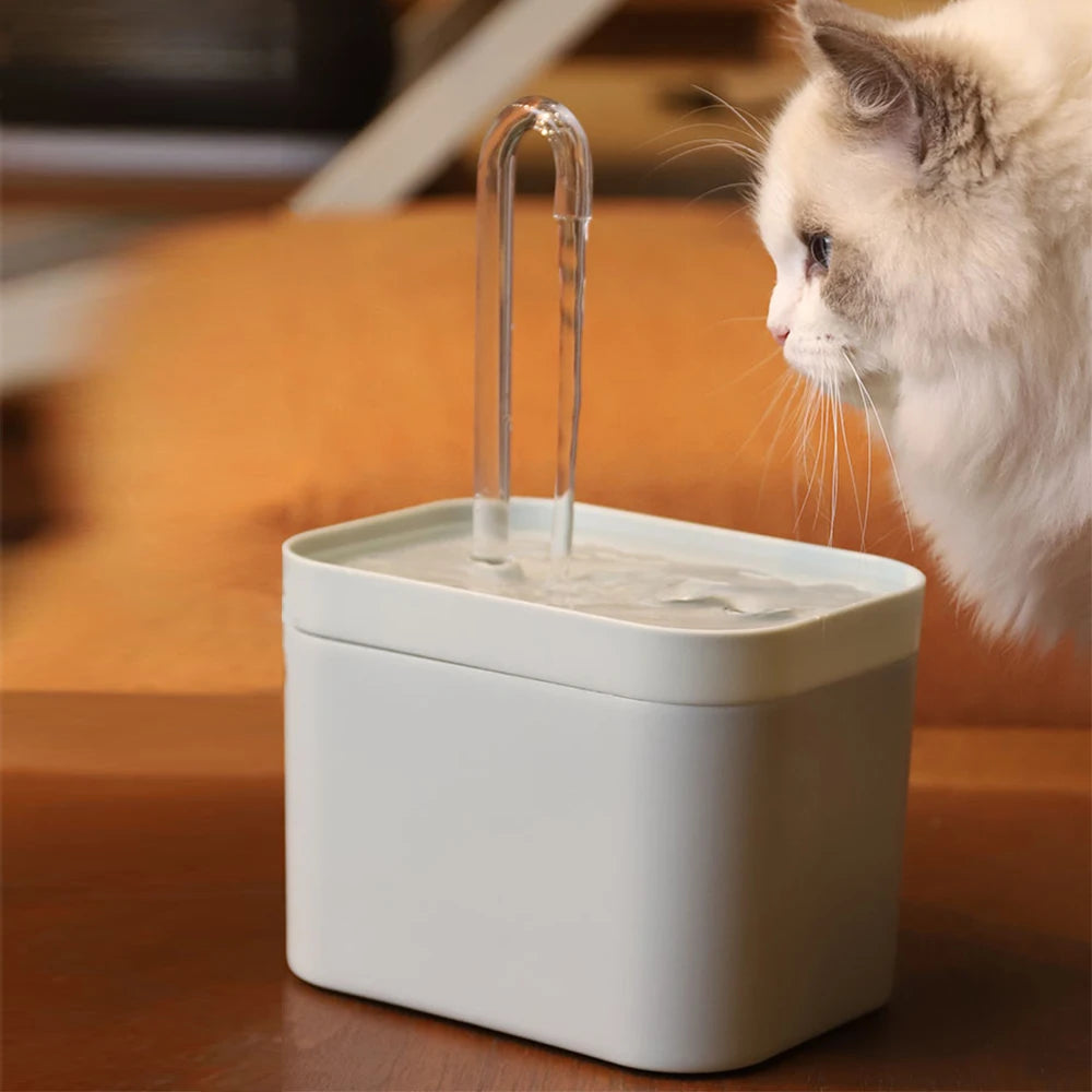 Cat Water Fountain Auto Filter Mute Cat Dog Drinker