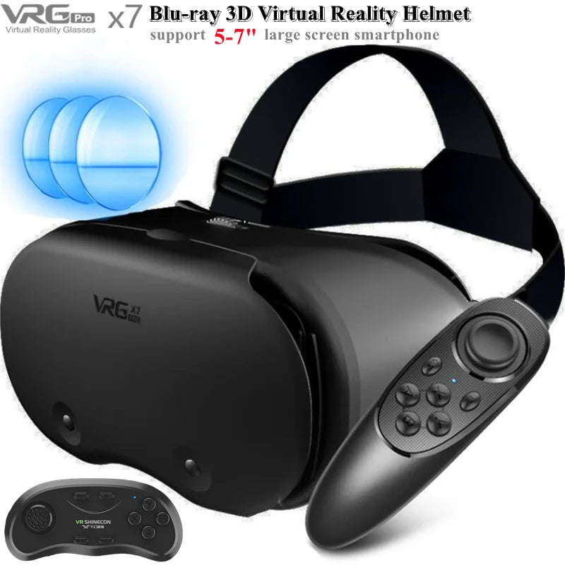 Original VRGpro X7 VR Virtual Reality 3D Glasses Box