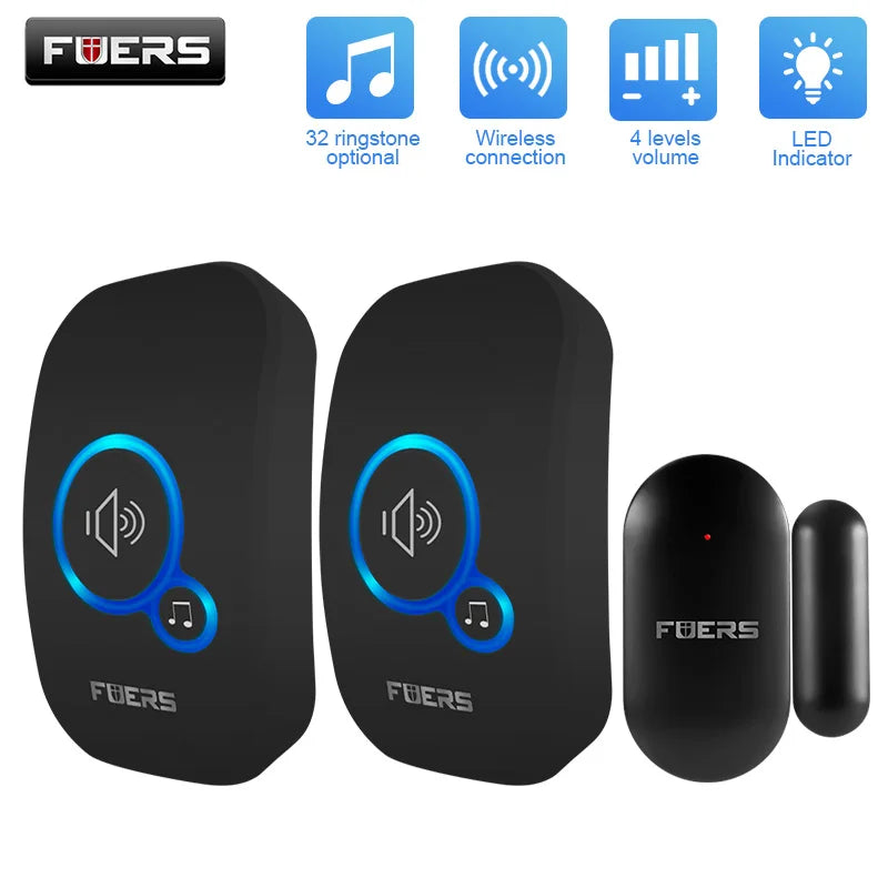 Fuers Wireless Doorbell Home Welcome Smart Door bell