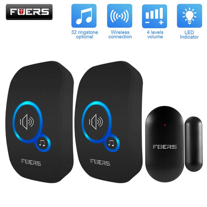 Fuers Wireless Doorbell Home Welcome Smart Door bell