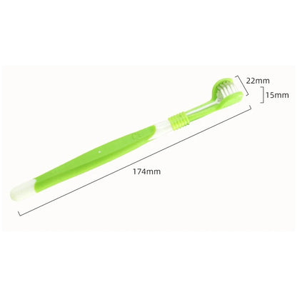3-Sided Pet Toothbrush, Dental Care Tartar & Bad Breath