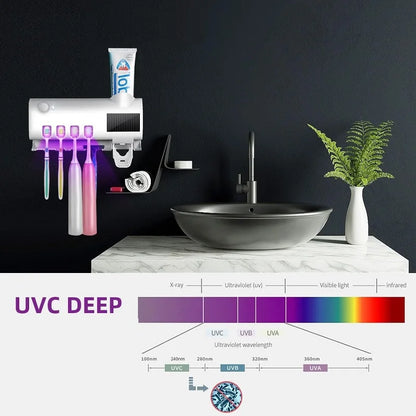 Smart UV Light Toothbrush Sterilizer Family Toothbrush Cleaner