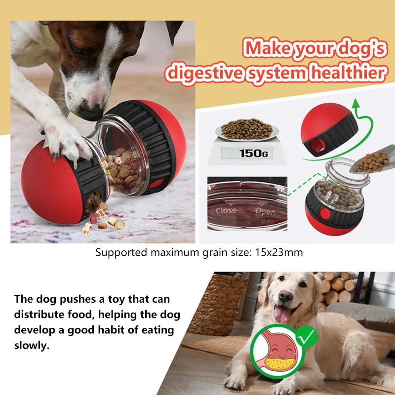 Lenovo Pet Supplies Slow-Feed Rolling Food-Dispensing Ball