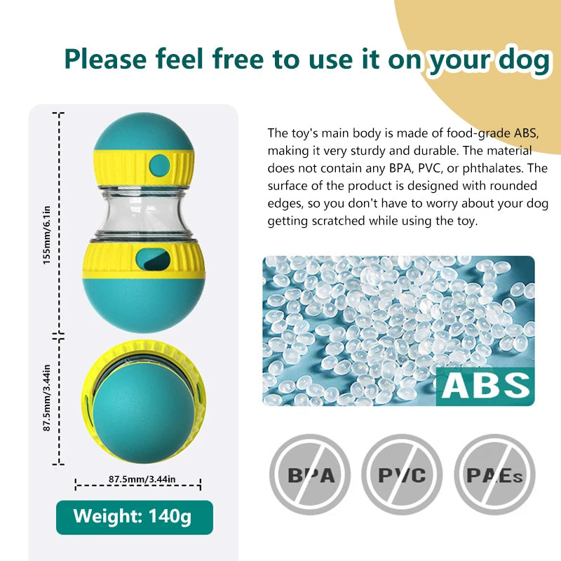Lenovo Pet Supplies Slow-Feed Rolling Food-Dispensing Ball
