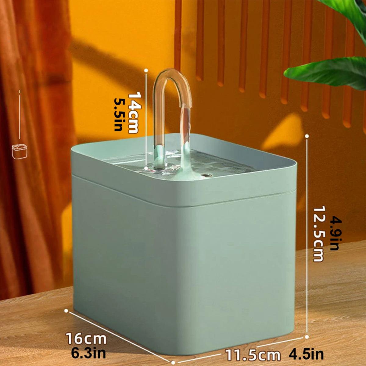 Cat Water Fountain Auto Filter Mute Cat Dog Drinker