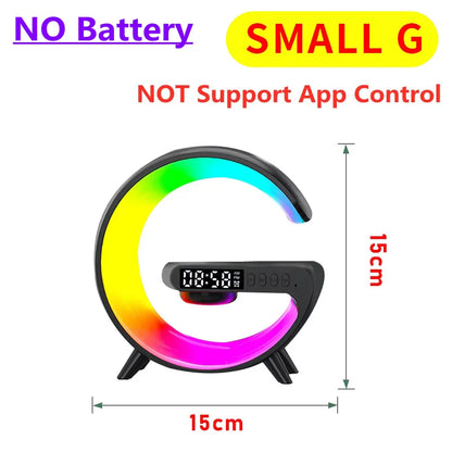 Multifunction Wireless Charger Stand Pad RGB Light