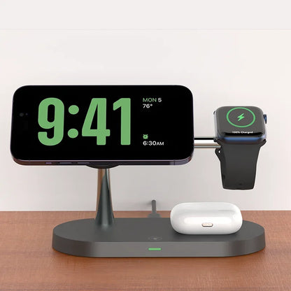 AVXRUA Magnetic Wireless Charging Station 4 Devices