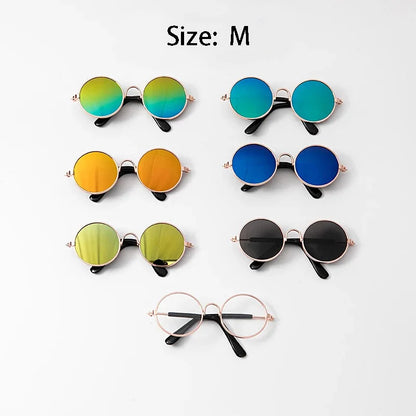 Lovely Vintage Round Cat Sunglasses Reflection Eye wear essories