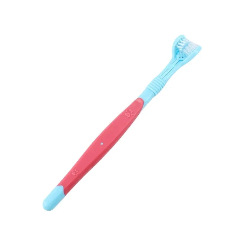 3-Sided Pet Toothbrush, Dental Care Tartar & Bad Breath