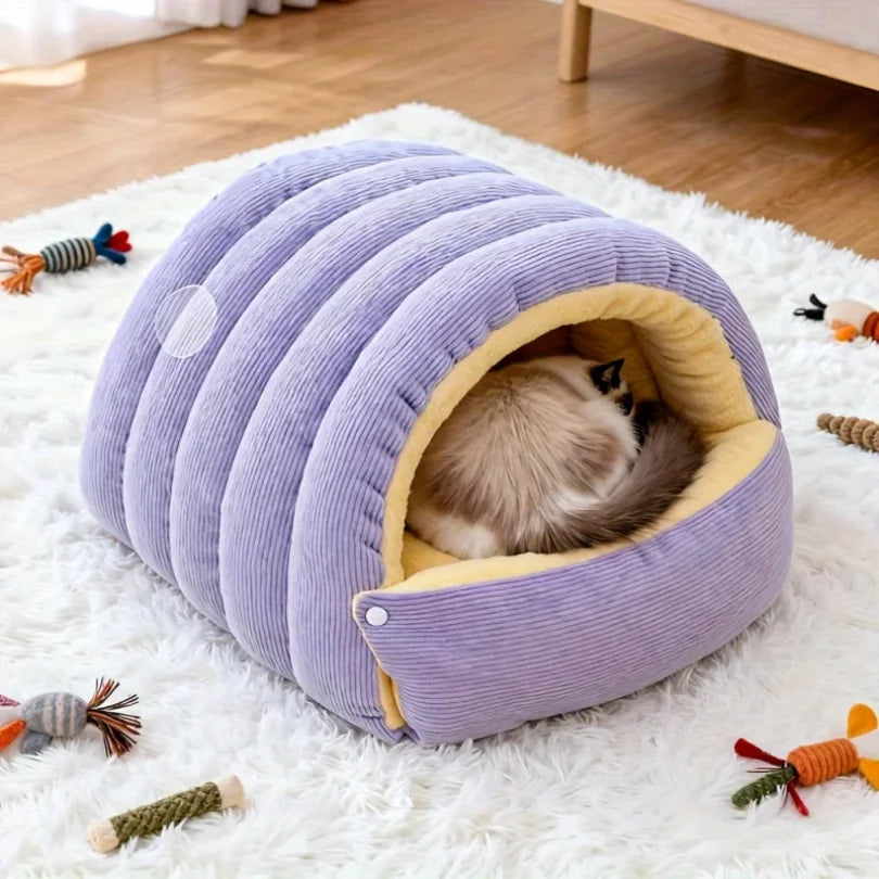 Winter Warm Cat Bed Warm Pet House Pet Sleeping Nest