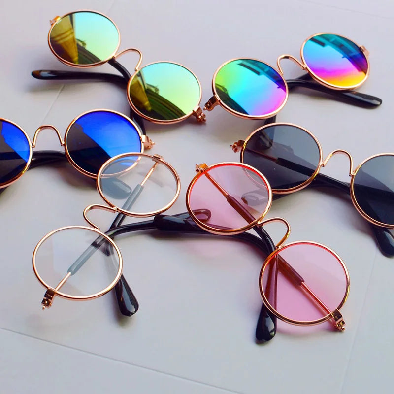 Lovely Vintage Round Cat Sunglasses Reflection Eye wear essories