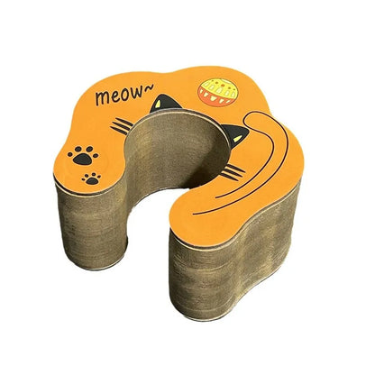 Magic Organ Foldable Cat Scratch Board Toy with Bell
