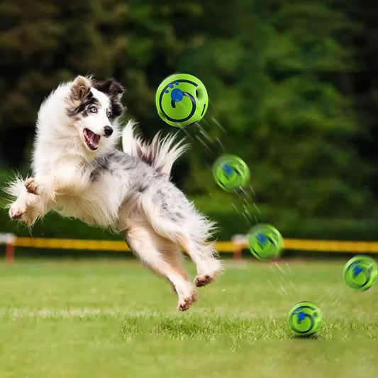 New Hot Wobble Wag Giggle Glow Ball Interactive Dog
