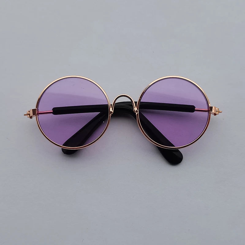 Lovely Vintage Round Cat Sunglasses Reflection Eye wear essories