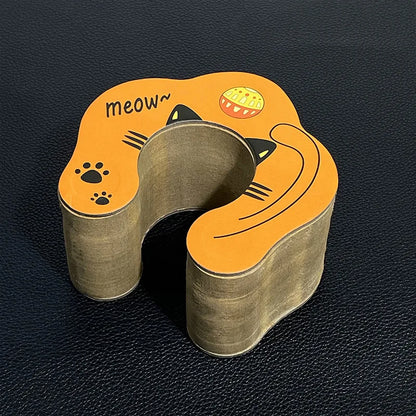 Magic Organ Foldable Cat Scratch Board Toy with Bell