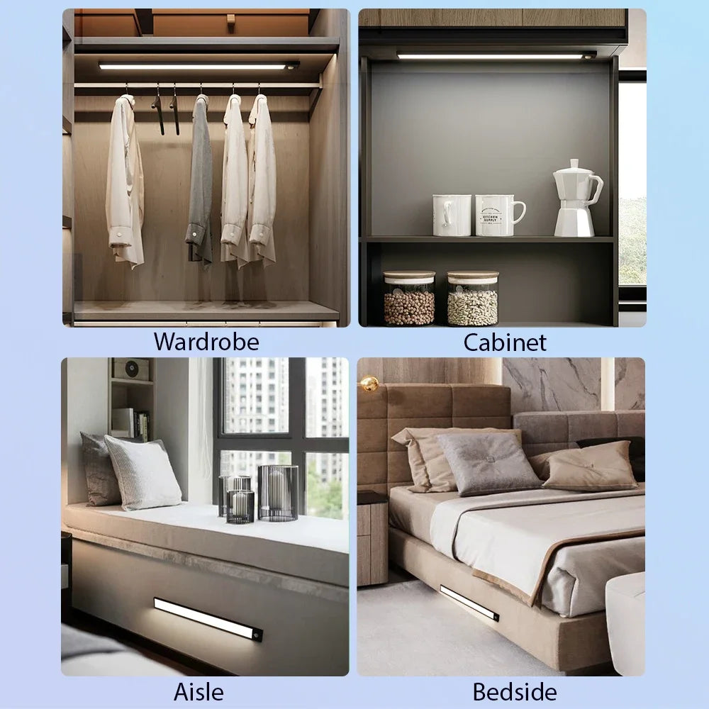 LED Motion Sensor Light Night Light Wireless USB Under