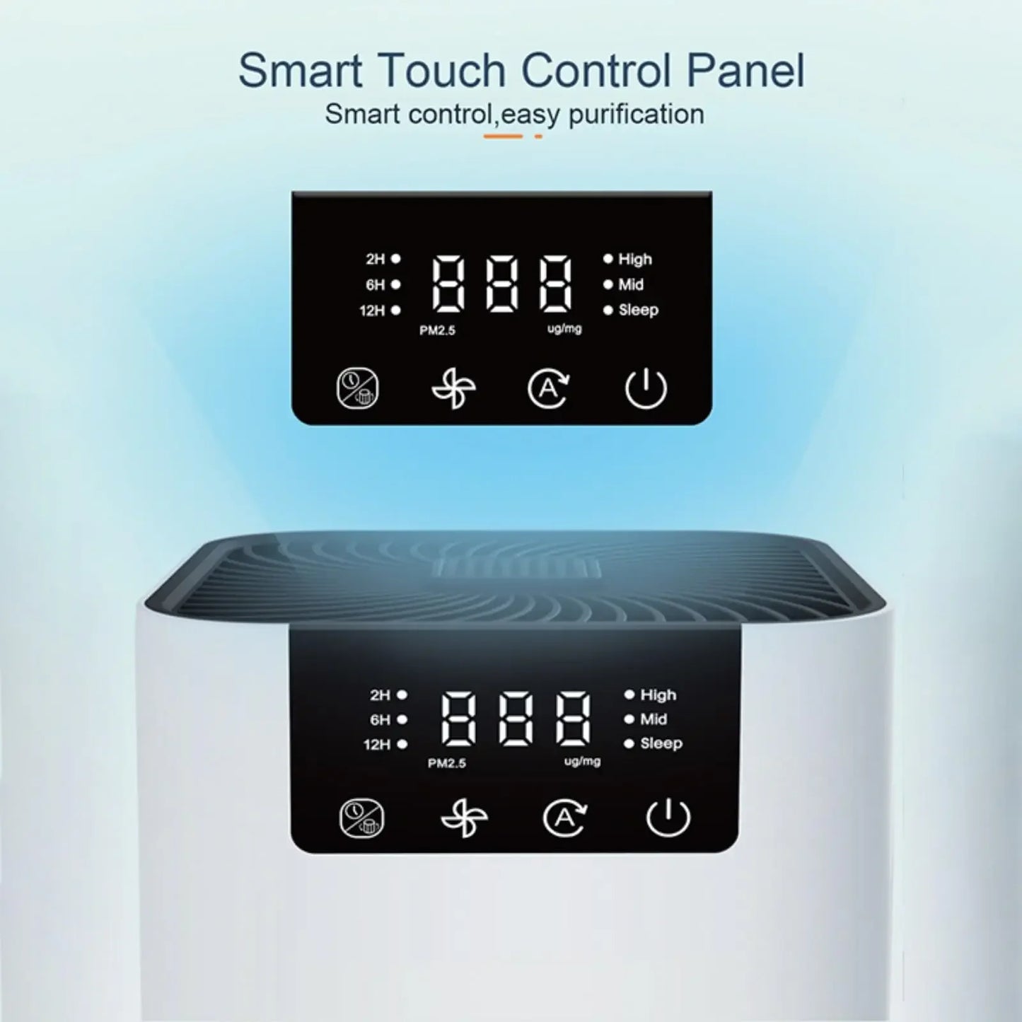Home Air Purifier for Bedroom, Removes Smoke, Pollen