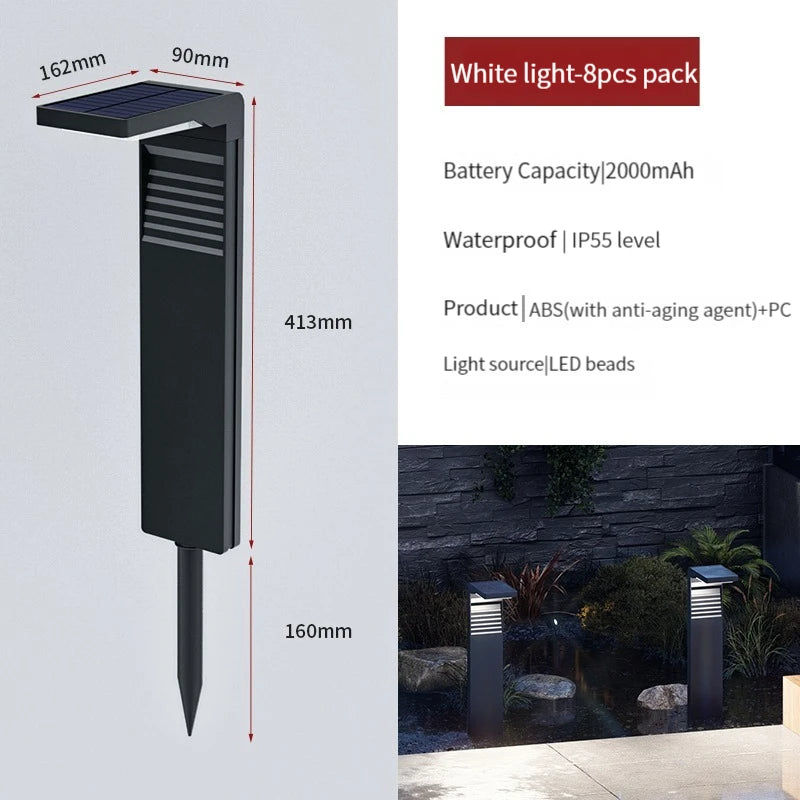 Solar Lamp IP55 Waterproof Outdoor Floor Lawn Lights