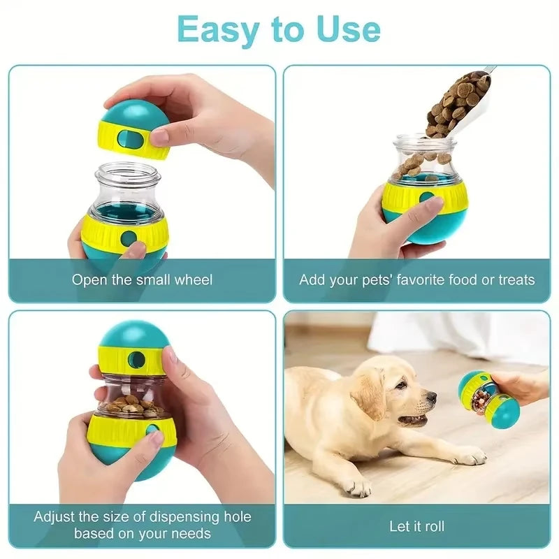 Lenovo Pet Supplies Slow-Feed Rolling Food-Dispensing Ball