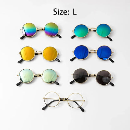 Lovely Vintage Round Cat Sunglasses Reflection Eye wear essories