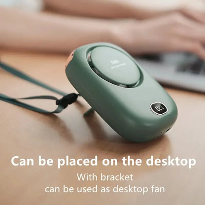 Portable Lazy Hanging Neck Fan Mini Bladeless Waist Clip