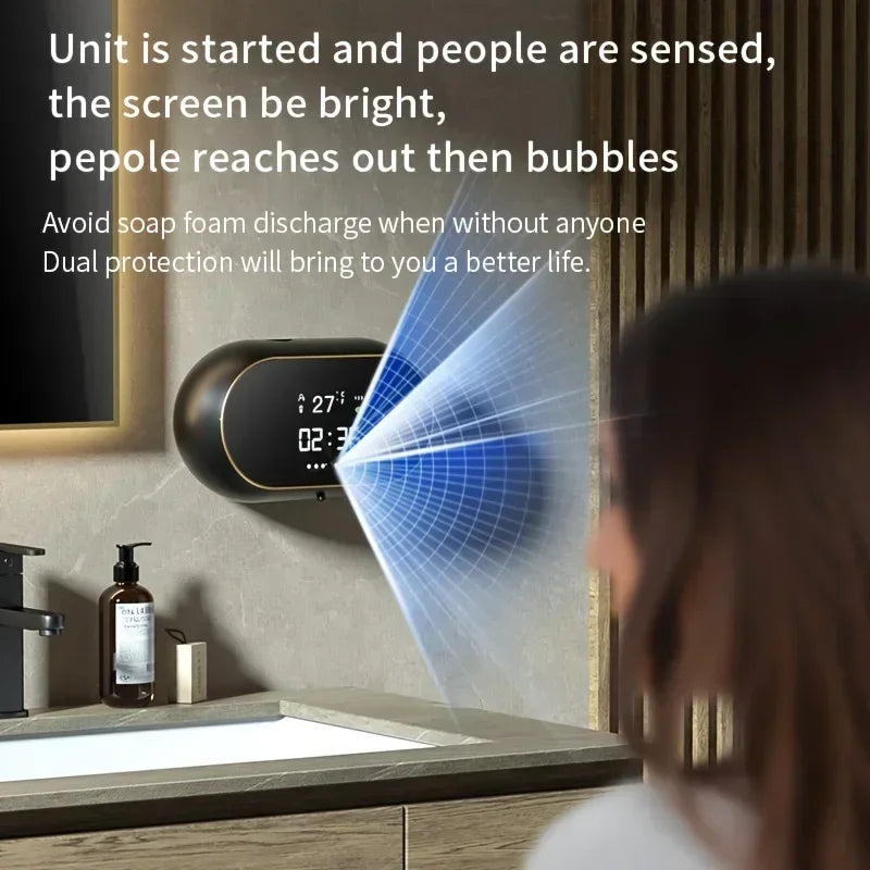 Automatic Induction Hand Washer Wall Mounted Soap Diapenser