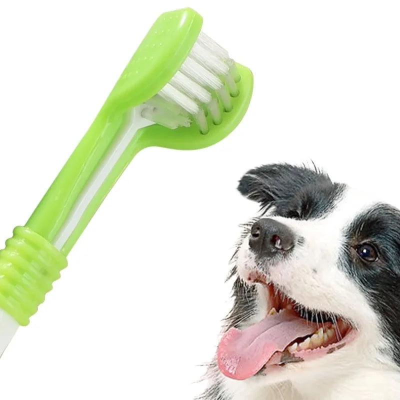 3-Sided Pet Toothbrush, Dental Care Tartar & Bad Breath