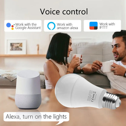 WIFI Smart Led Light Bulbs E27 TUYA/Smart Life RGB