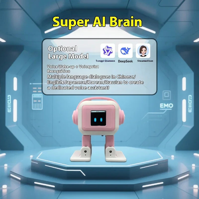 AI EMO Robot Screen Intelligent Interactive Robot Voiceprint