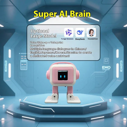 AI EMO Robot Screen Intelligent Interactive Robot Voiceprint