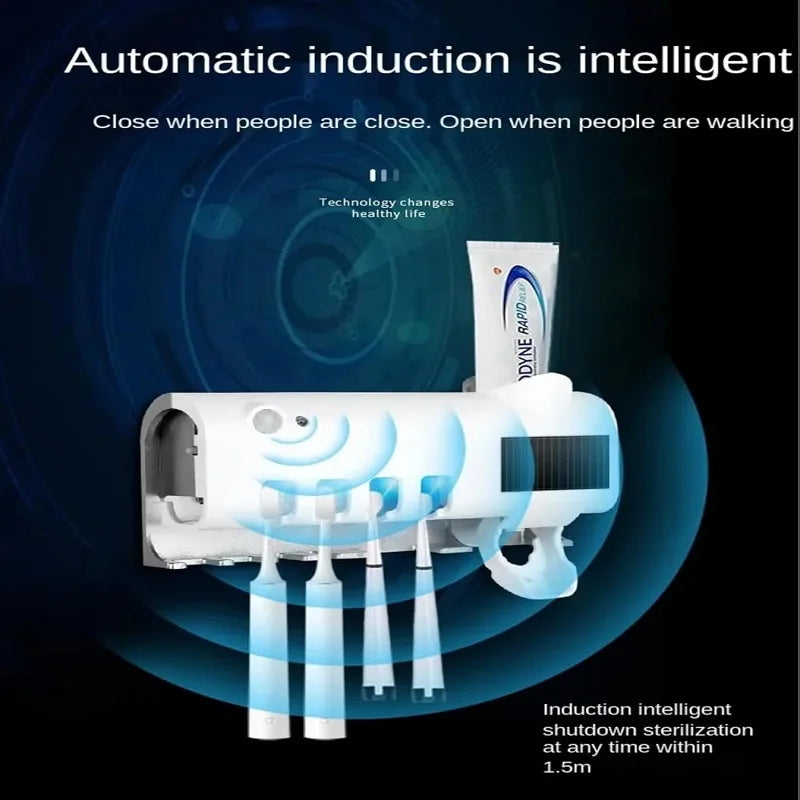 Smart UV Light Toothbrush Sterilizer Family Toothbrush Cleaner