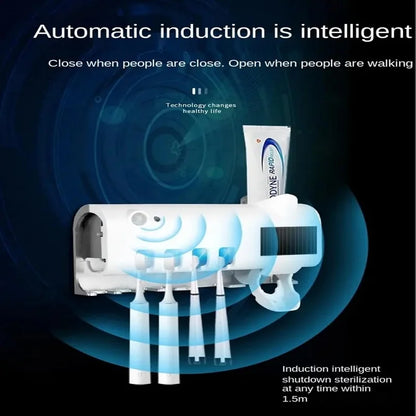 Smart UV Light Toothbrush Sterilizer Family Toothbrush Cleaner